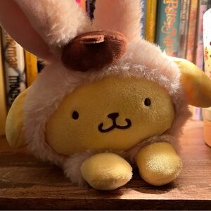 Sanrio Pompompurin as a adorable little bunny